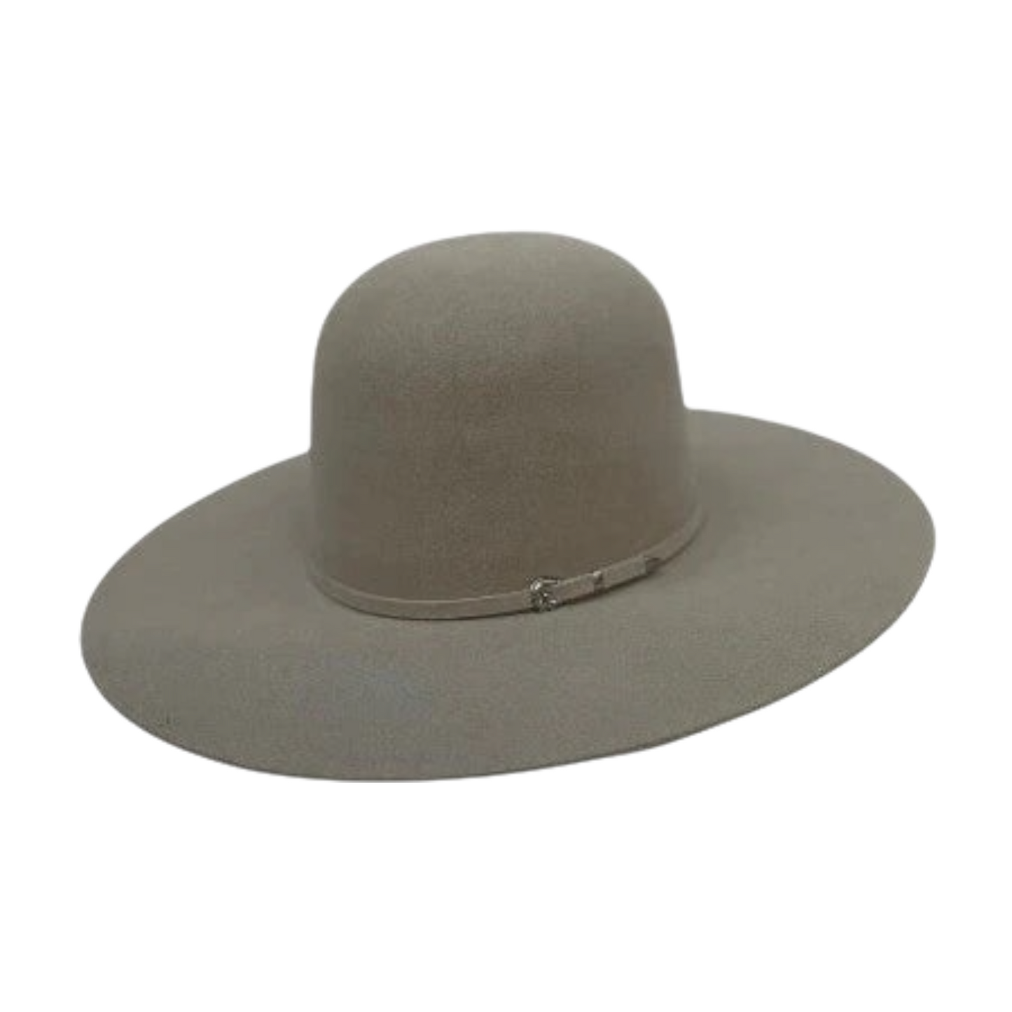 Rodeo King 7X Open Crown 4 1/4" Brim Silverbelly