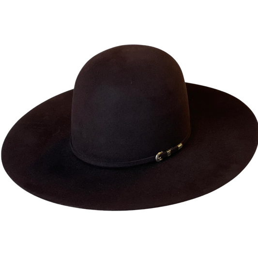 Rodeo King 10X 4 1/2" Brim Black Cherry